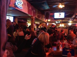 A photo of the evening crowd at the NDHC Punk Archaeology un-conference in downtown Fargo, North Dakota.