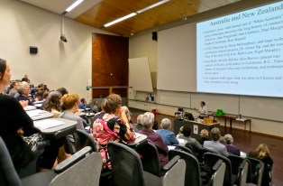 Henry Yu provides the final keynote lecture.