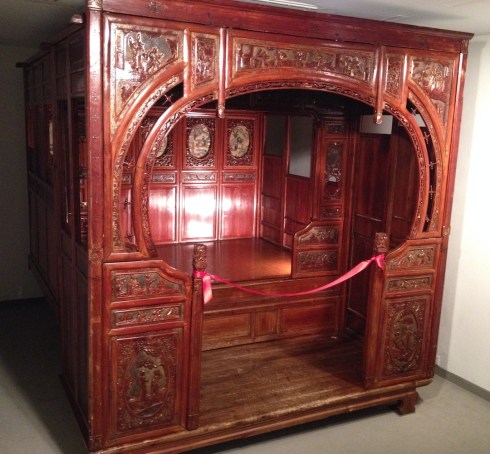 An opium bed Barton purchased and had in his flat. This is now on display at the ND Museum of Art in Grand Forks, North Dakota.