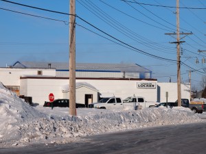 Langdon Locker, 324 6th St., Langdon, Cavalier County, North Dakota, on the morning of February 27, 2014.