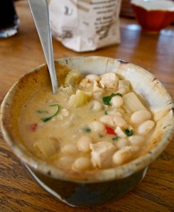 Molly's white chicken chili.